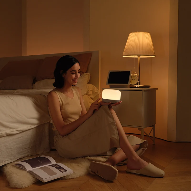 Lampe De Chevet LED Connectée Yeelight D2 - Couleur Variable, Commande Via App