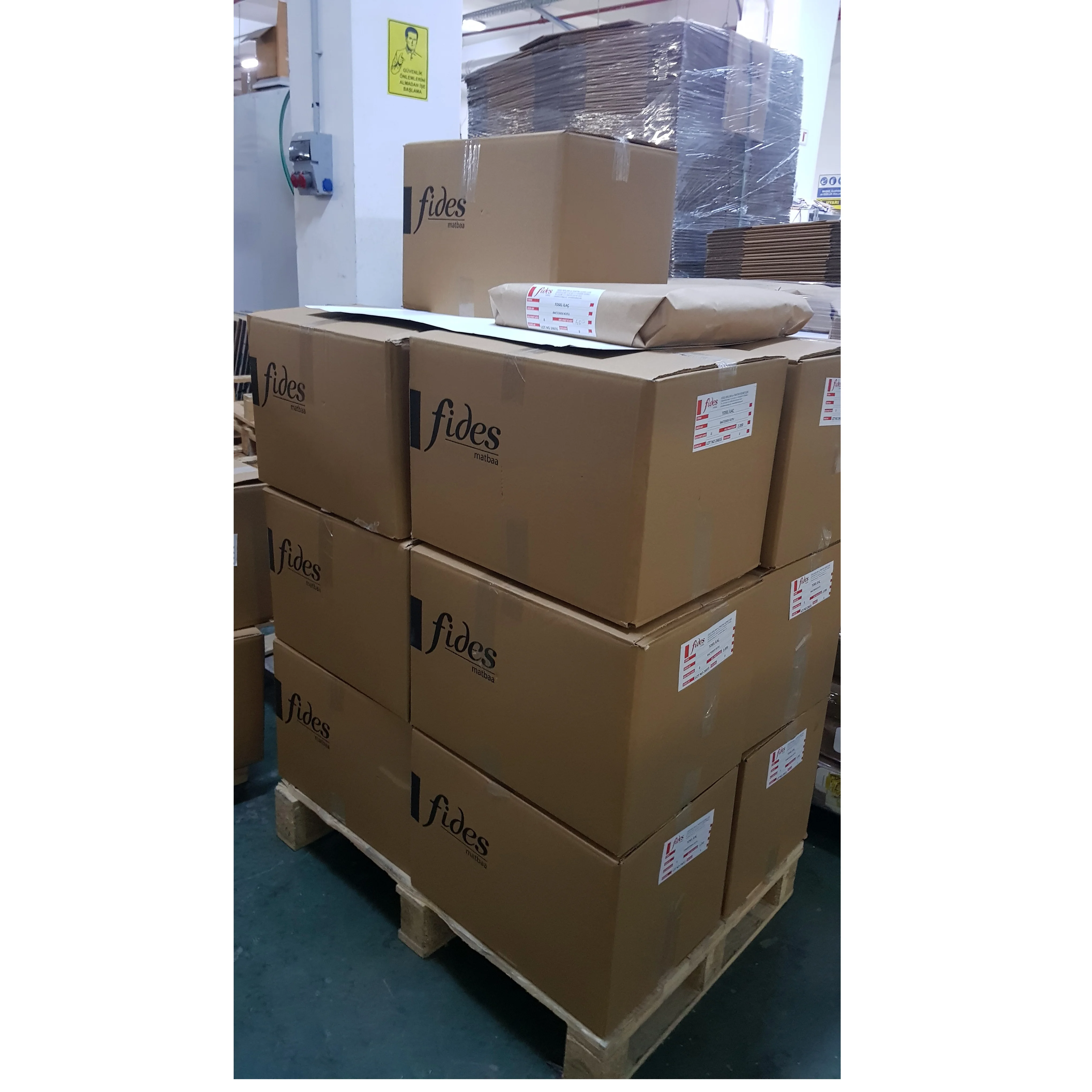 Printed Cardboard Box For Medicine Packaging With Front Ear And