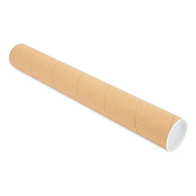 Yongjian Cylinder Packaging Box Recycled Kraft Paper Mailing Poster