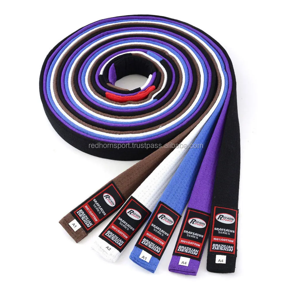 
 Дешевые ремни для тхэквондо, карате, джудо, боевых искусств, карате, цветной пояс из 100% хлопка  