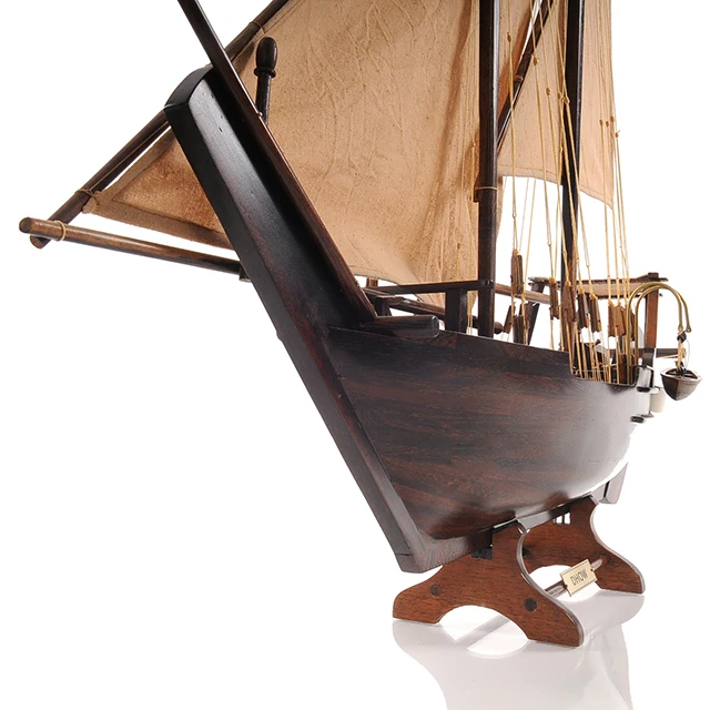 DHOW Model Ship MEDIUM L77cm Handicraft Products for Wooden Home Decor Home Antique Decor From OMH Craft Supplies