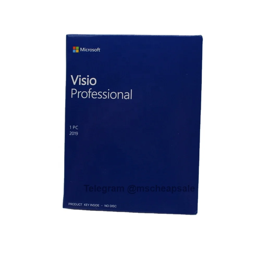 Microsoft Office Visio Professional 2019 Retail Box Version Original - Buy  Microsoft,Microsoft Office,Windows 10 Pro Product on 