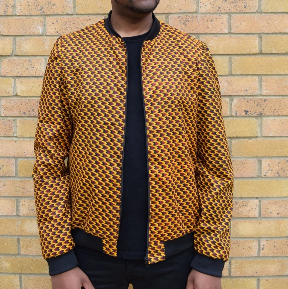 bomber jacket african print