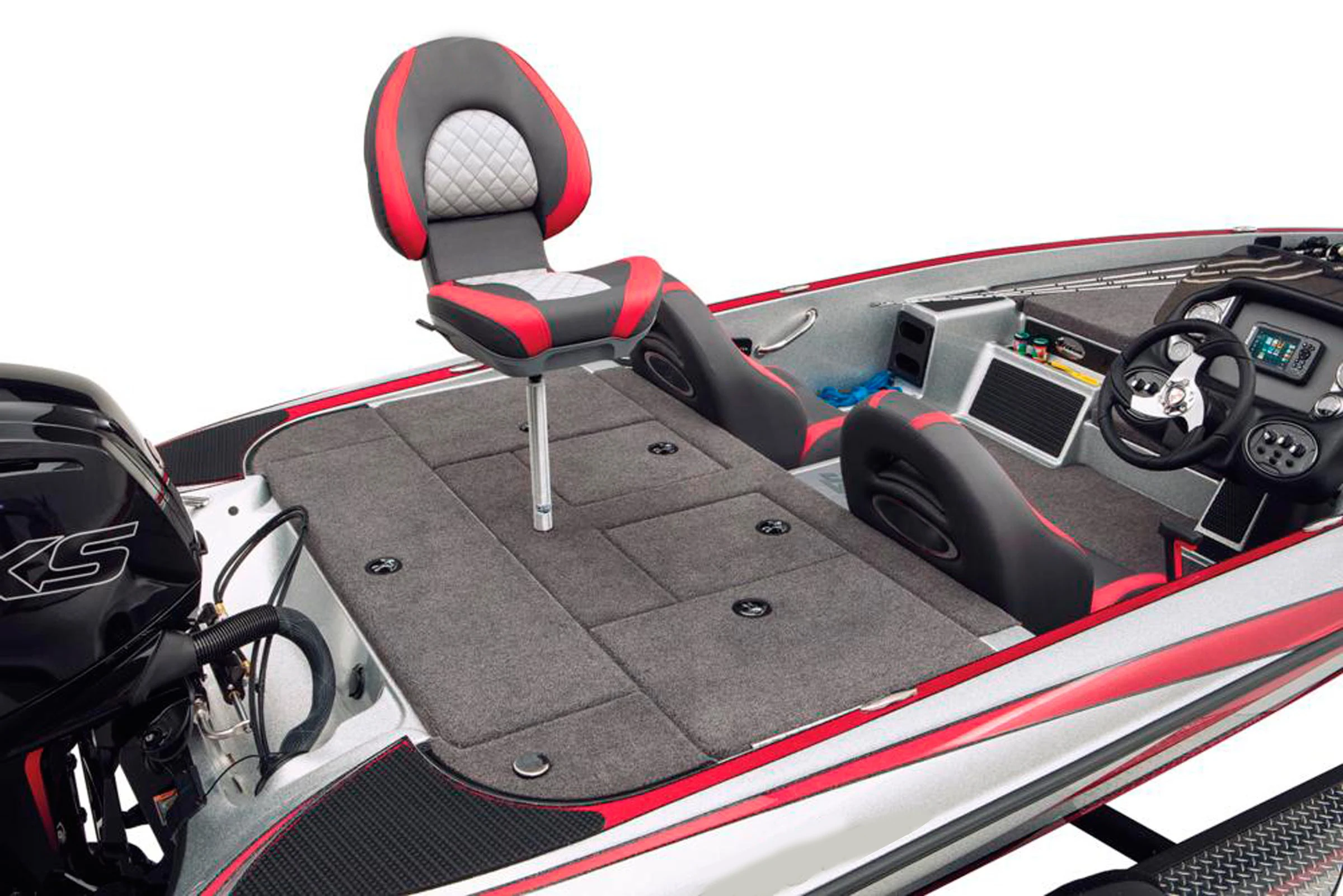 Ecocampor 18ft Inflatable Electric Sport Fishing Bass Boat With Seats