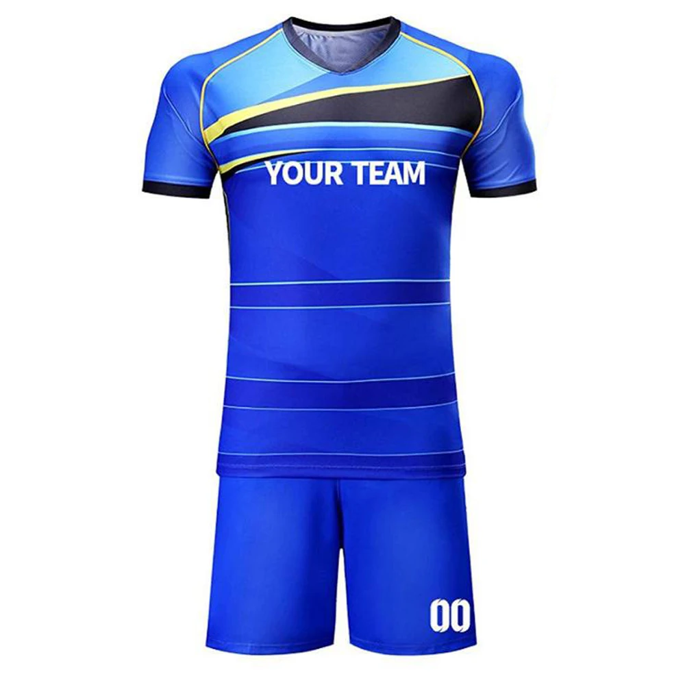 Custom Made Soccer Uniform For Men's Unisex Sublimation Soccer Kits