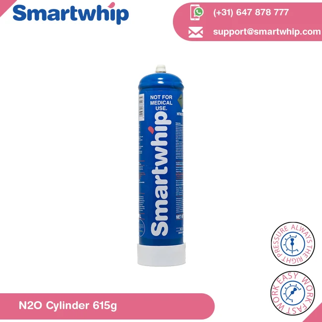 Стандартный класс, высшее качество, пищевой класс, N2O Закись азота Smartwhip, зарядное устройство для взбитого крема, 580 г, для продажи