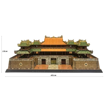 Made in Vietnam products DIY 3D Model Architecture Ngo Mon Hue Meridian Gate Hue City Vietnam Custom Product