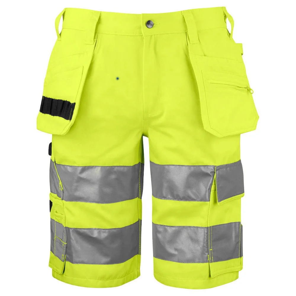 Hi-VIS shorts pantalones cortos seguridad Neon función ropa de trabajo pantalones trabajo
