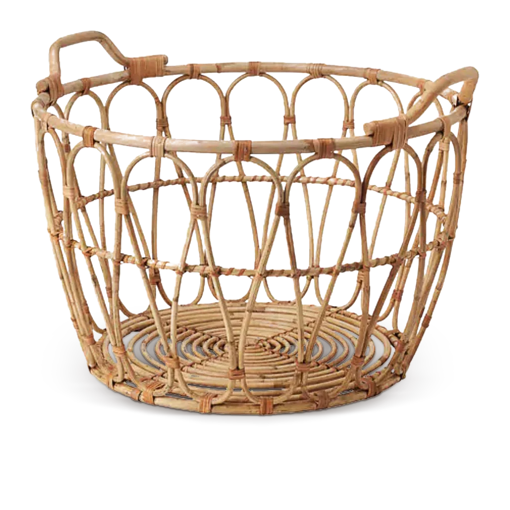 Rattan Laundry Basket Home Decoration With Handles Buy Bamboo Rattan