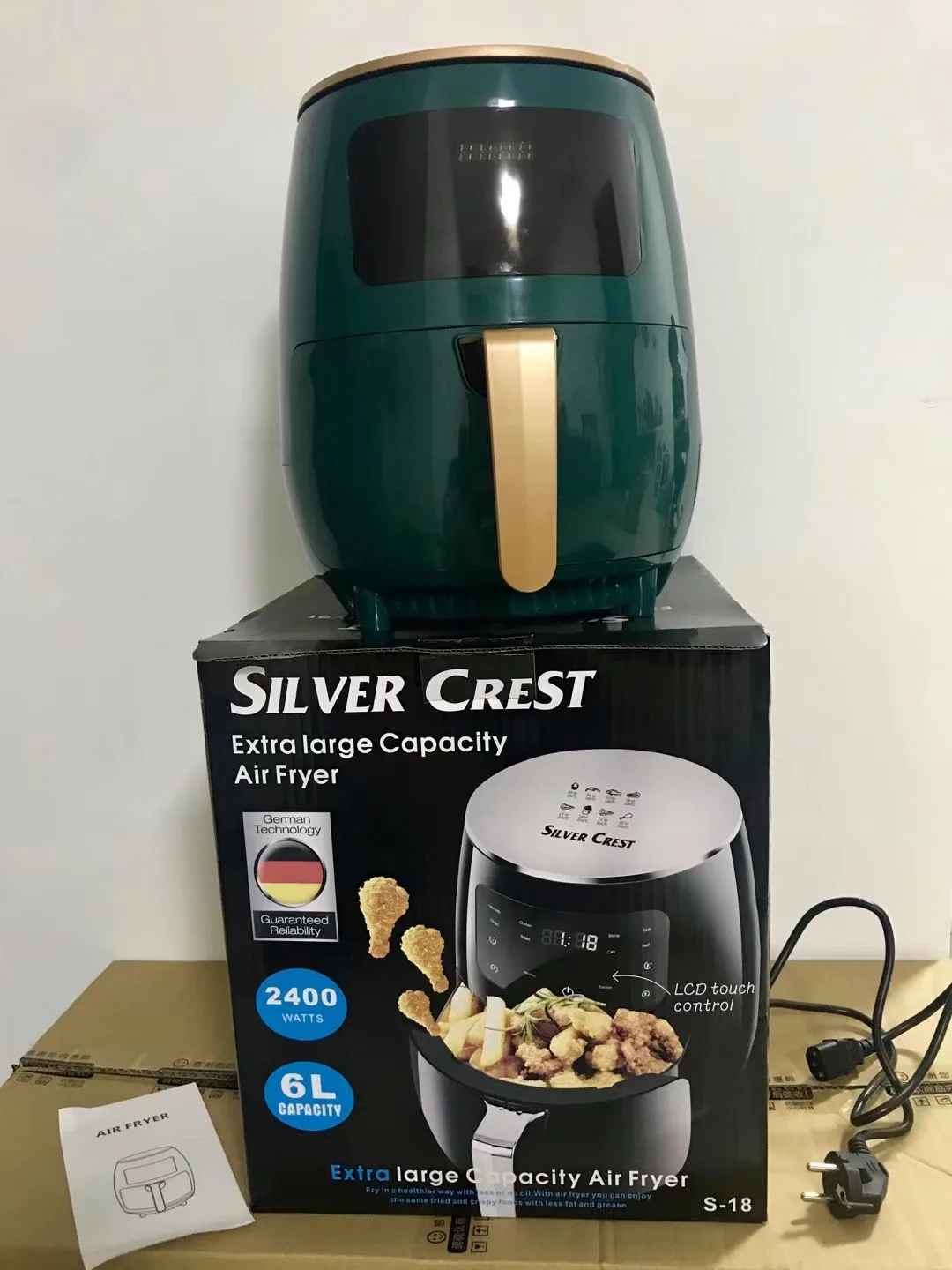 Silver Crest Air Fryer 6L 2400W – UK Collection