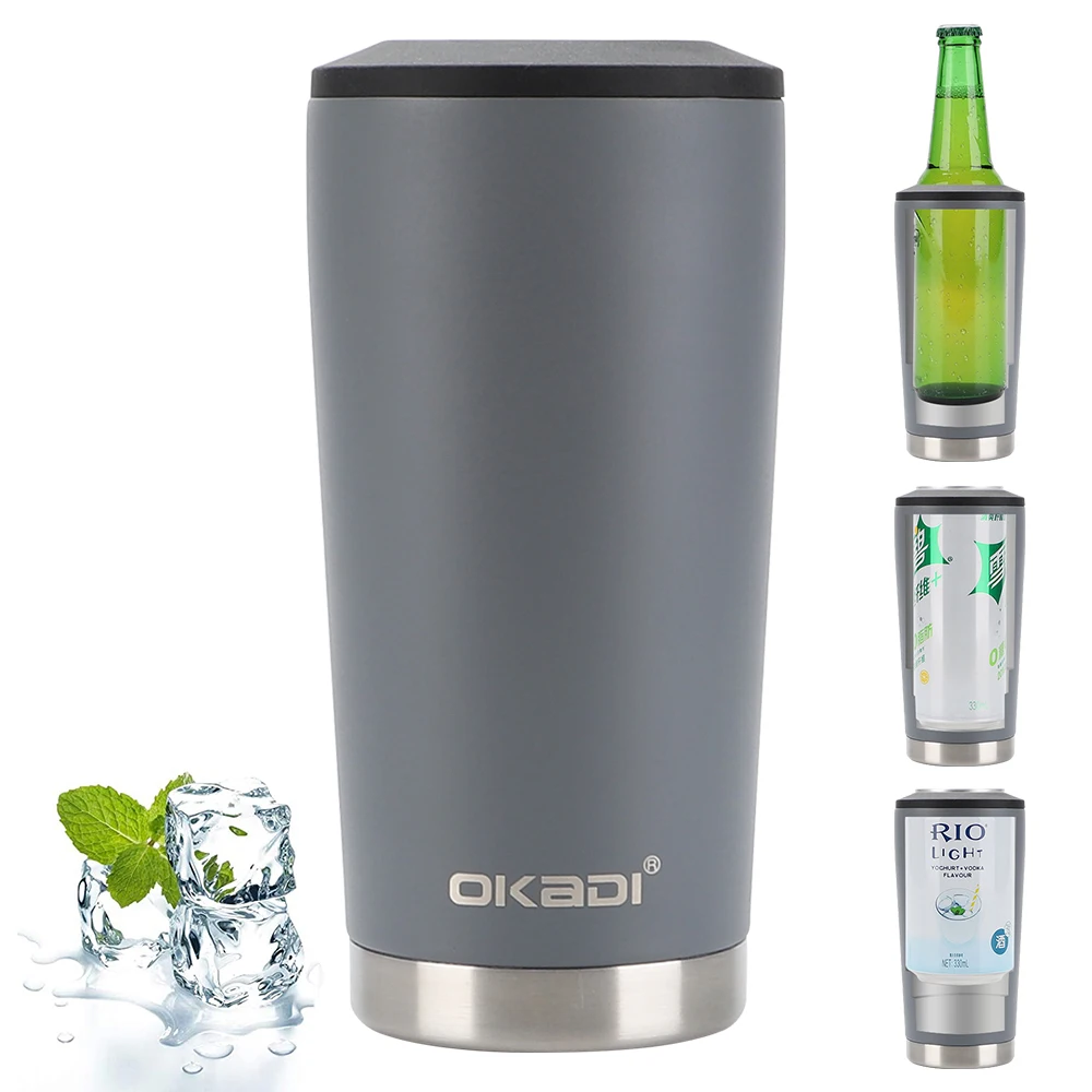 OKADI Stainless Steel Beer Bottle Holders Keep Cold