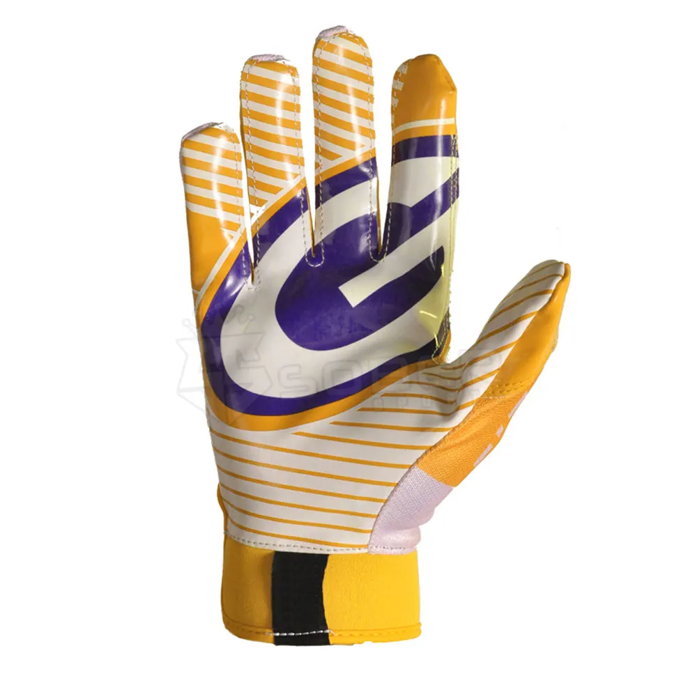 Новое поступление сделанные на заказ американские футбольные перчатки дизайнерские для футбола американского