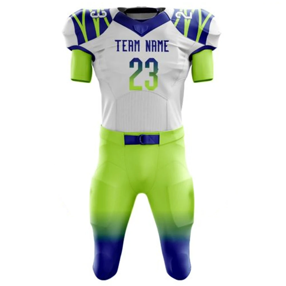 Source Best price team American football uniform jersey sublimation blank  american football set with tackle twill logo football jersey on  m.