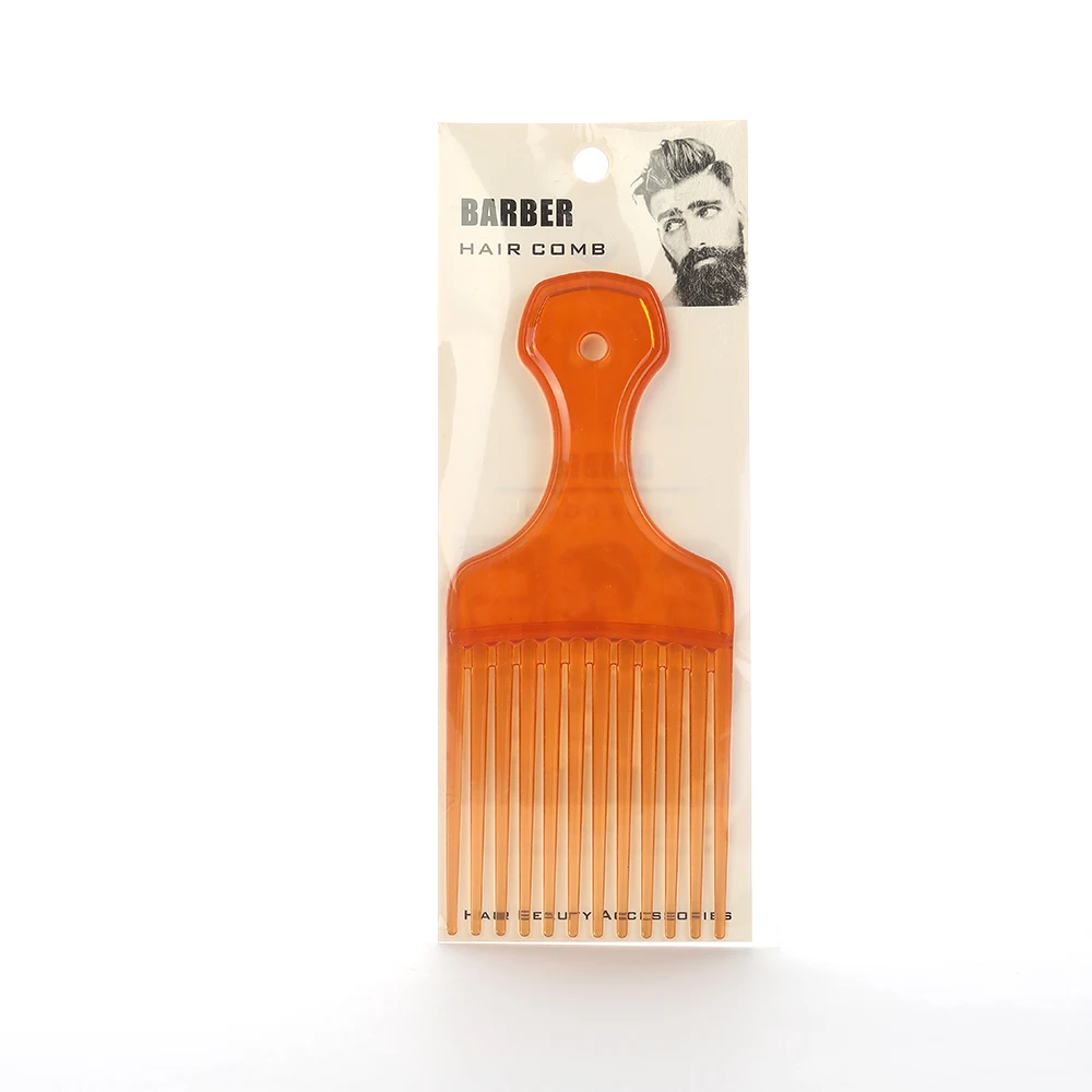 Wholesale Custom Hair Pick Afro Comb High Quality Styling Plastic Twist for Black Men