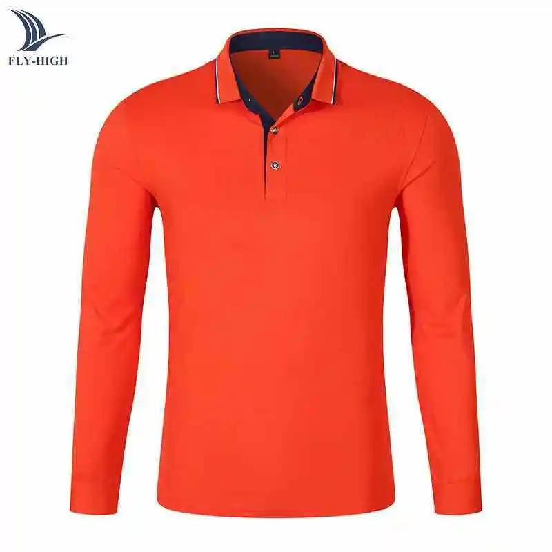 Yellow Long Sleeve 94% Cotton Real Golf Performance Polo Shirt Custom  Clothing Customized Men Work Wear Sport Tshirt - China Long Sleeve Shirt  and Polo Shirt price