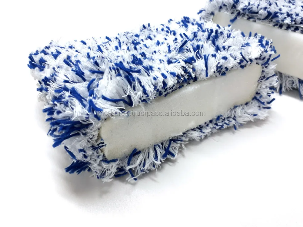Корейский высококачественный коврик из микрофибры для мытья автомобиля/16x2 3 см/длинный высокий ворс/губка высокой плотности
