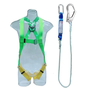 Full Body safety harness with single lanyard Adela MIT, View safety ...