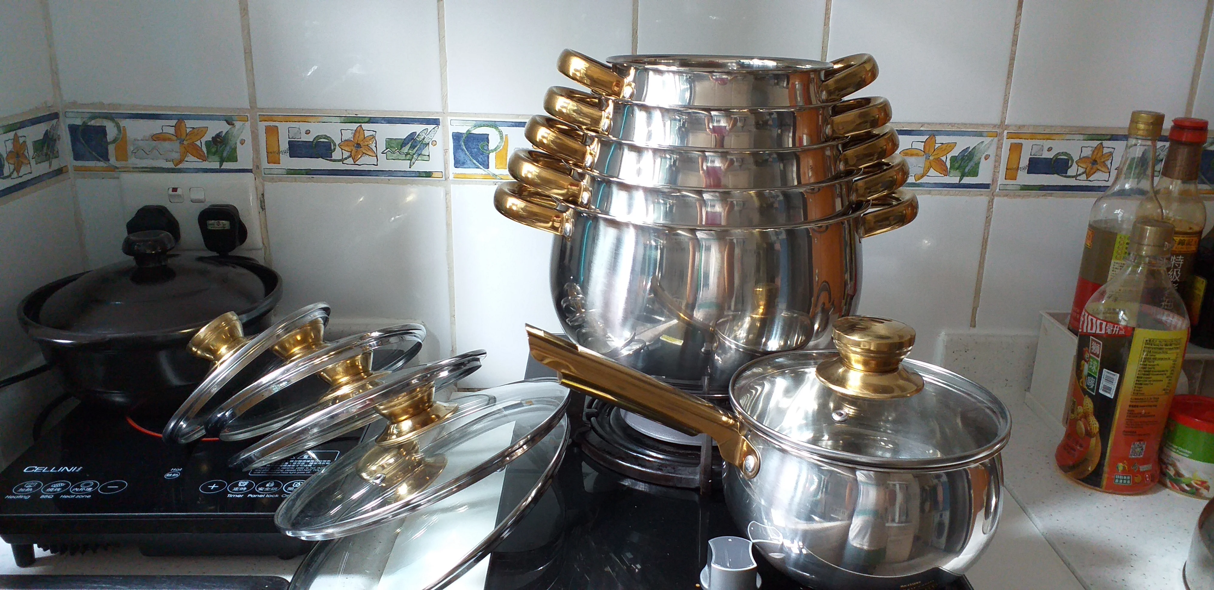 cooking pot 12pcs stainless steel thomas