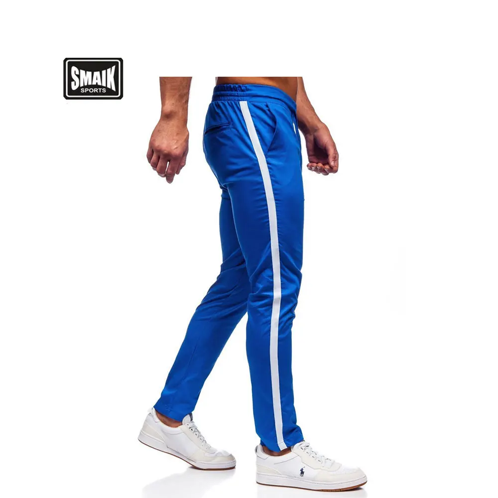 Oem&odm Man Custom Logo Outdoors Pleated Gym Trousers High Quality Cotton  Side Stripe Sweat - Buy Latest Design Men's Pants Side Striped Fashion  Men's