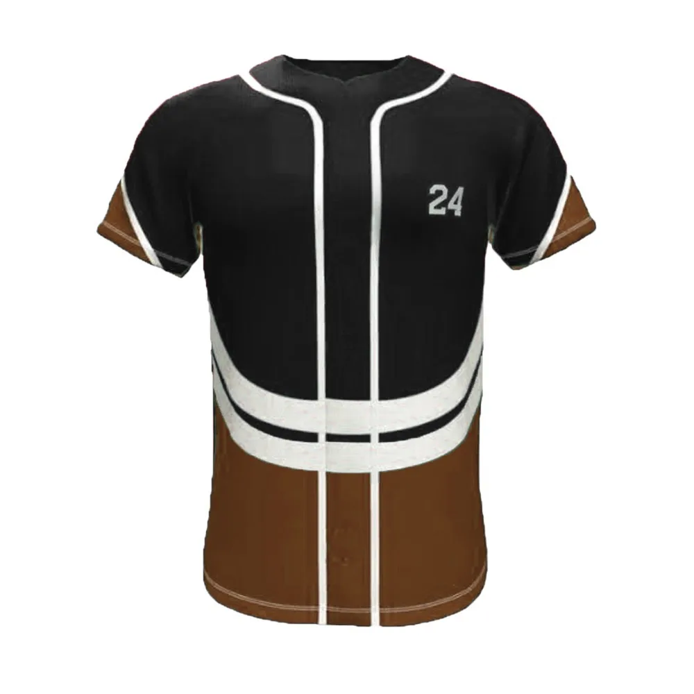 Dehaner Maillot de baseball uni vierge pour homme et femme adulte Hip Hop  Hipster Chemise boutonnée Uniformes de sport : : Mode