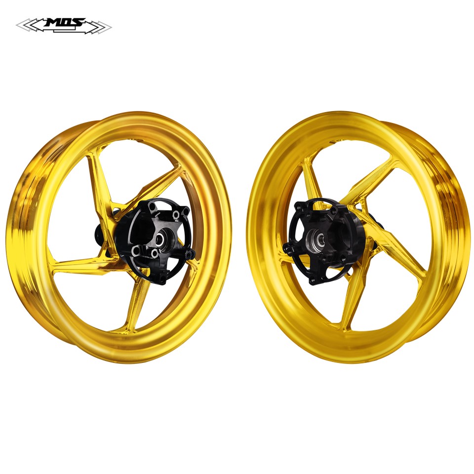 MOS кованые алюминиевый сплав мотоциклетные диски 12 дюймов для Yamaha Zuma 125 2016-2021 NON ABS
