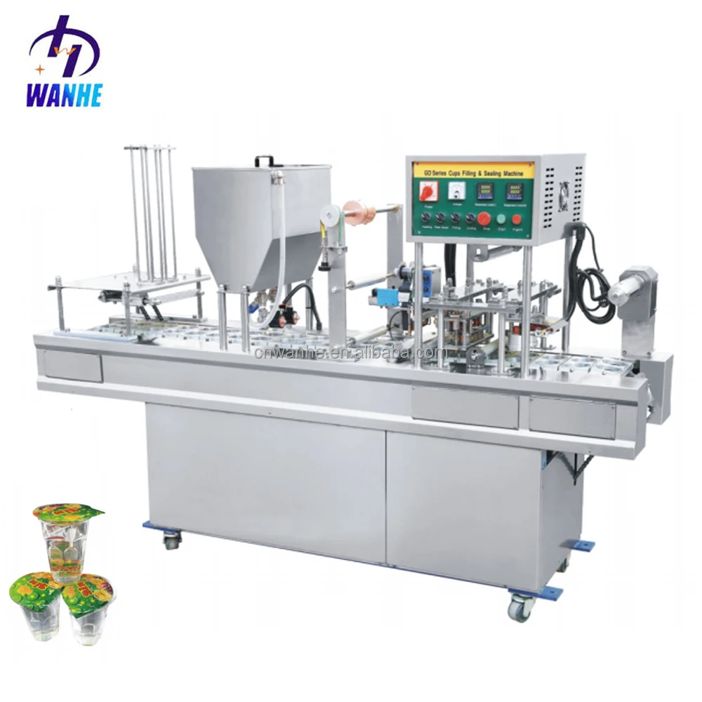 CD-20B Automatic Jelly Yogurt Water Cup Filling and Sealing Machine ...