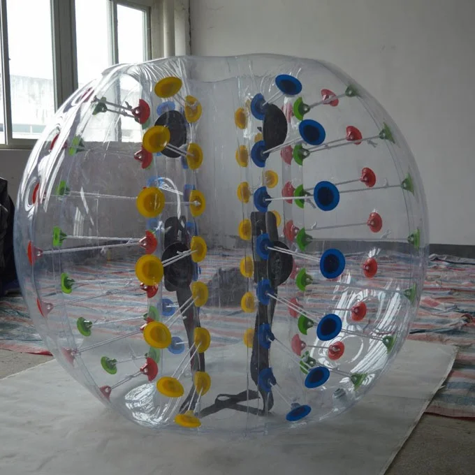 Гигантский пузырьковый шар в красочные точки ПВХ бампер для взрослых горячая Распродажа