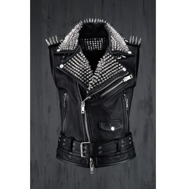 Handmade Men Rock Punk Style Belted 