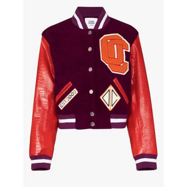 2023 Custom Letterman Jacket with Preppy Style Girls Varsity Jackets  Contrast Color Letterman Varsity Jackets - China Baseball Jacket and Sports  Wear price