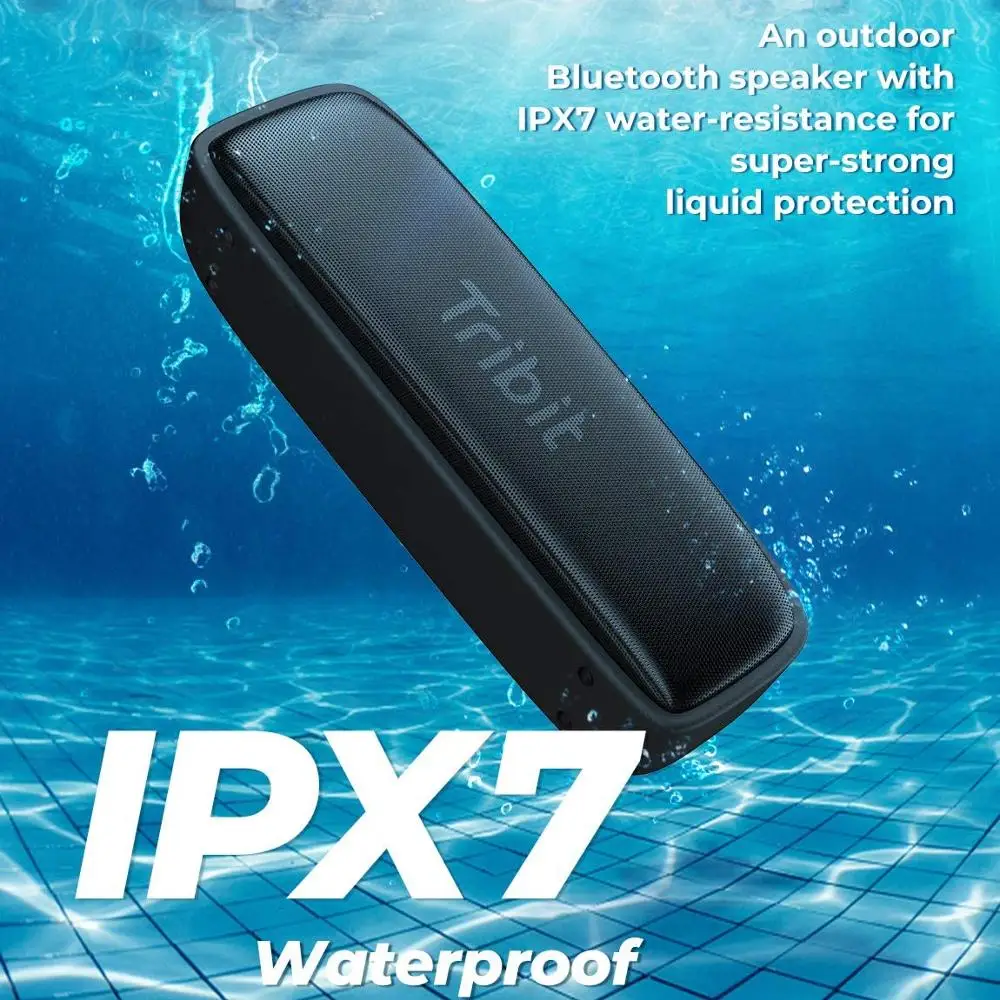 Tribit Xsound Surf Portable Waterproof Speaker with Dual Pairing