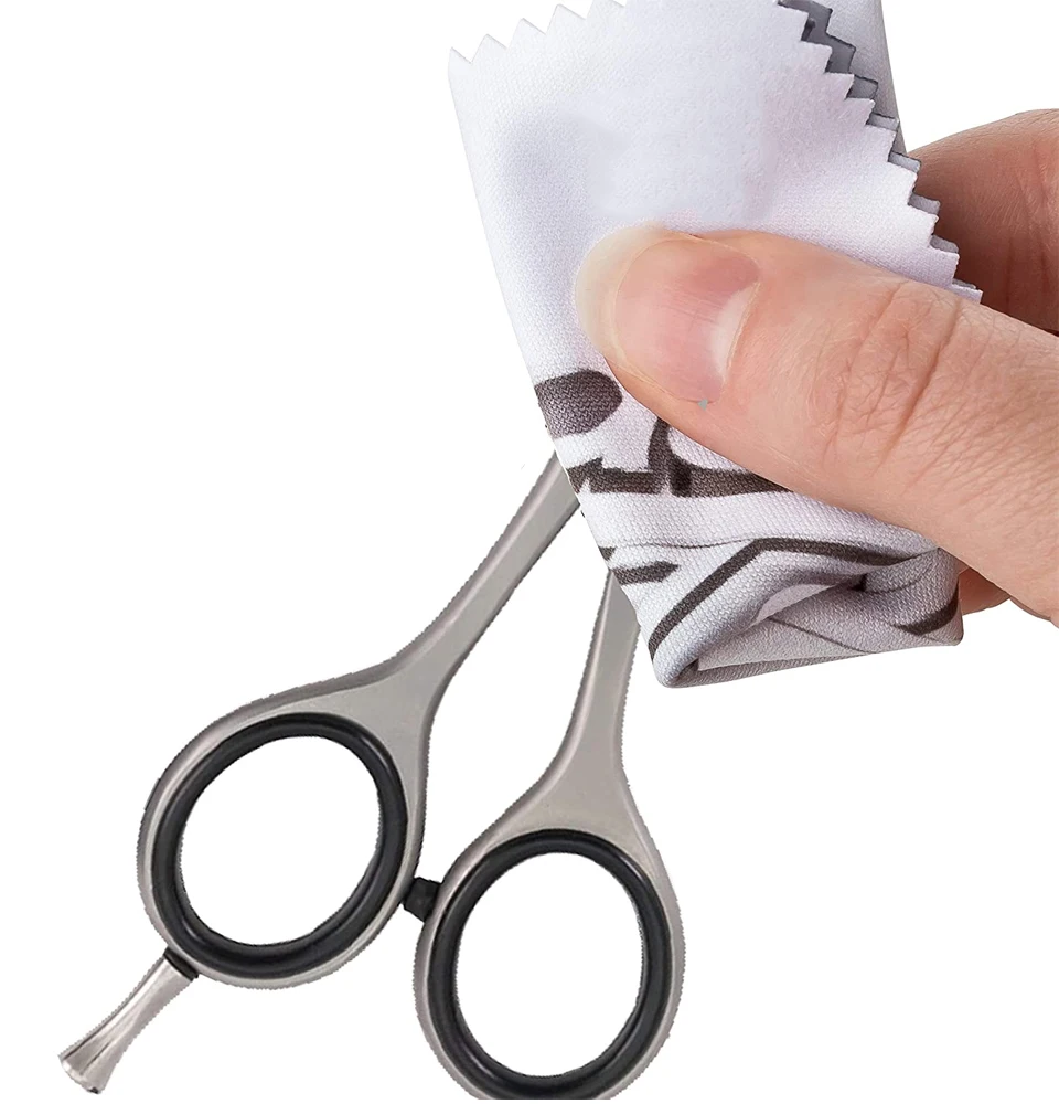 Razor Edge Sharp Beard Scissors Hair Cutting Scissors Stainless Steel Mustache Scissors With