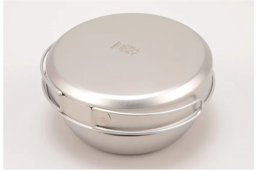 Japan Made Camping Accessories Titanium Camping Cookware Mess Kit With