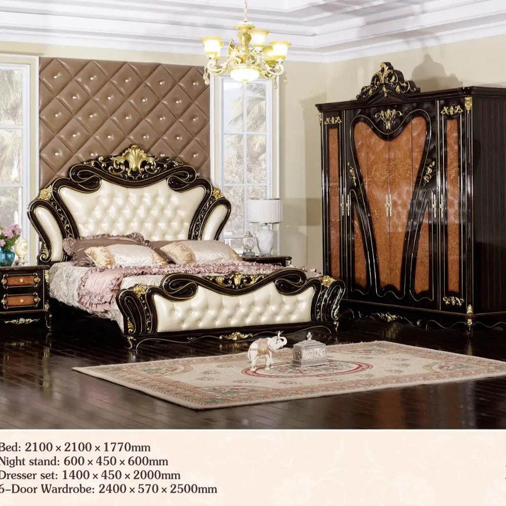 European Luxury Classic Wardrobes Customized Curved King Size Royal Antique Bedroom Burniture Sets Buy Antique Bedroom Furniture Sets 3 Door Bedroom Wardrobe Design Wood Furniture Wooden Luxury Set Handles Antique Sets Solid 3