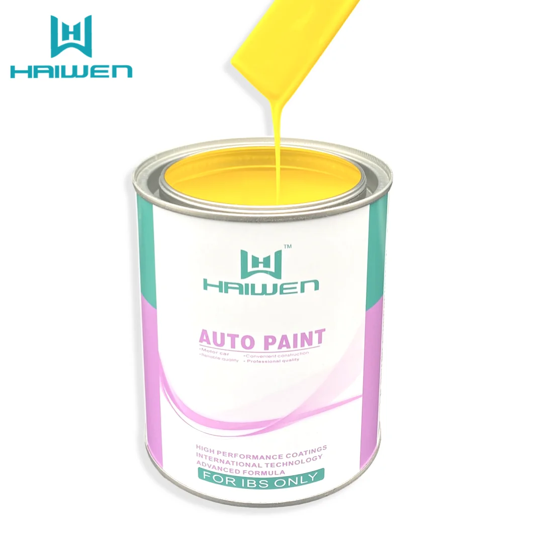 Haiwen Car Body Paint Acrylic 1k 2k Soild Color Spray Sustainable Eco