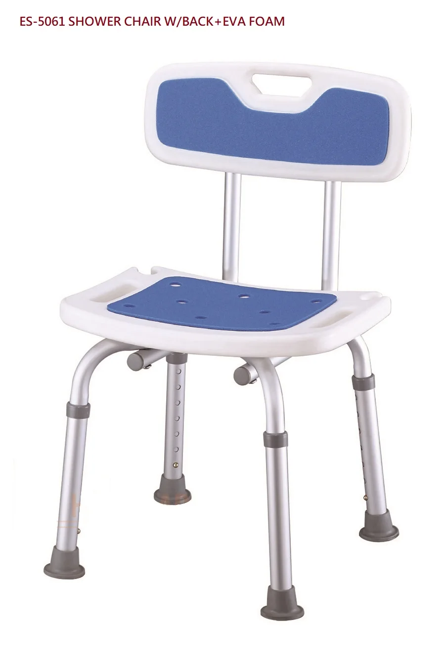 Bath Safety Shower Chair With Eva Backrest And Padded Seat Buy Shower