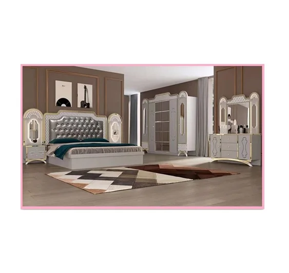 Modern Design Handcrafted Queen Size Bed Teak Wood Bed