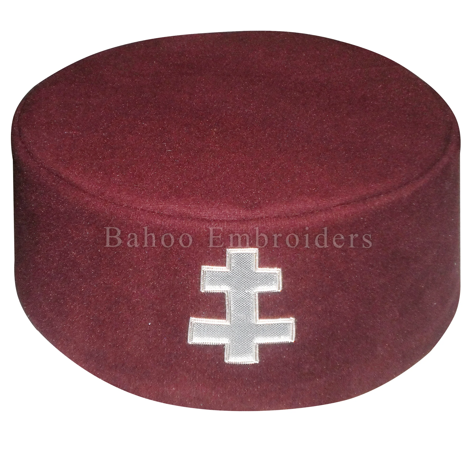 Masonic Knight Templar KT Preceptor Cap/Hat with Case