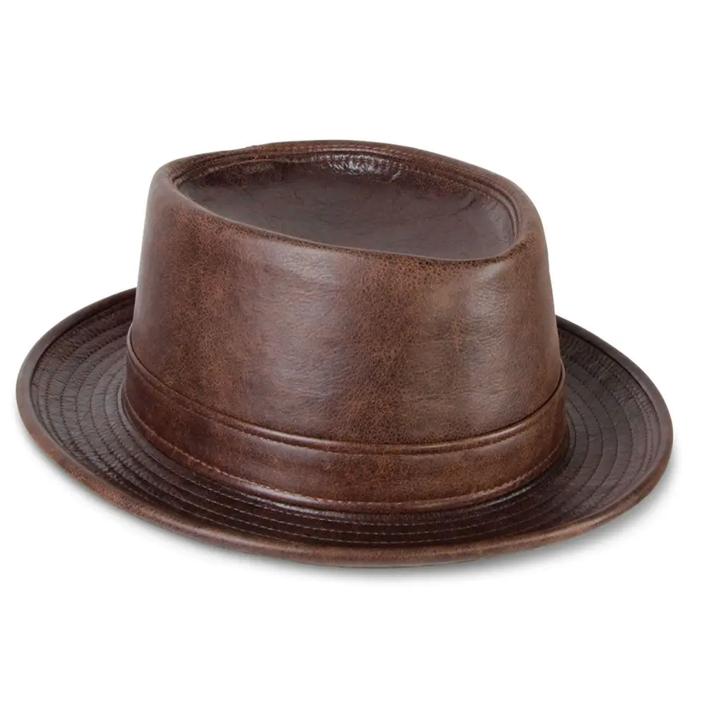 mens leather hats for sale