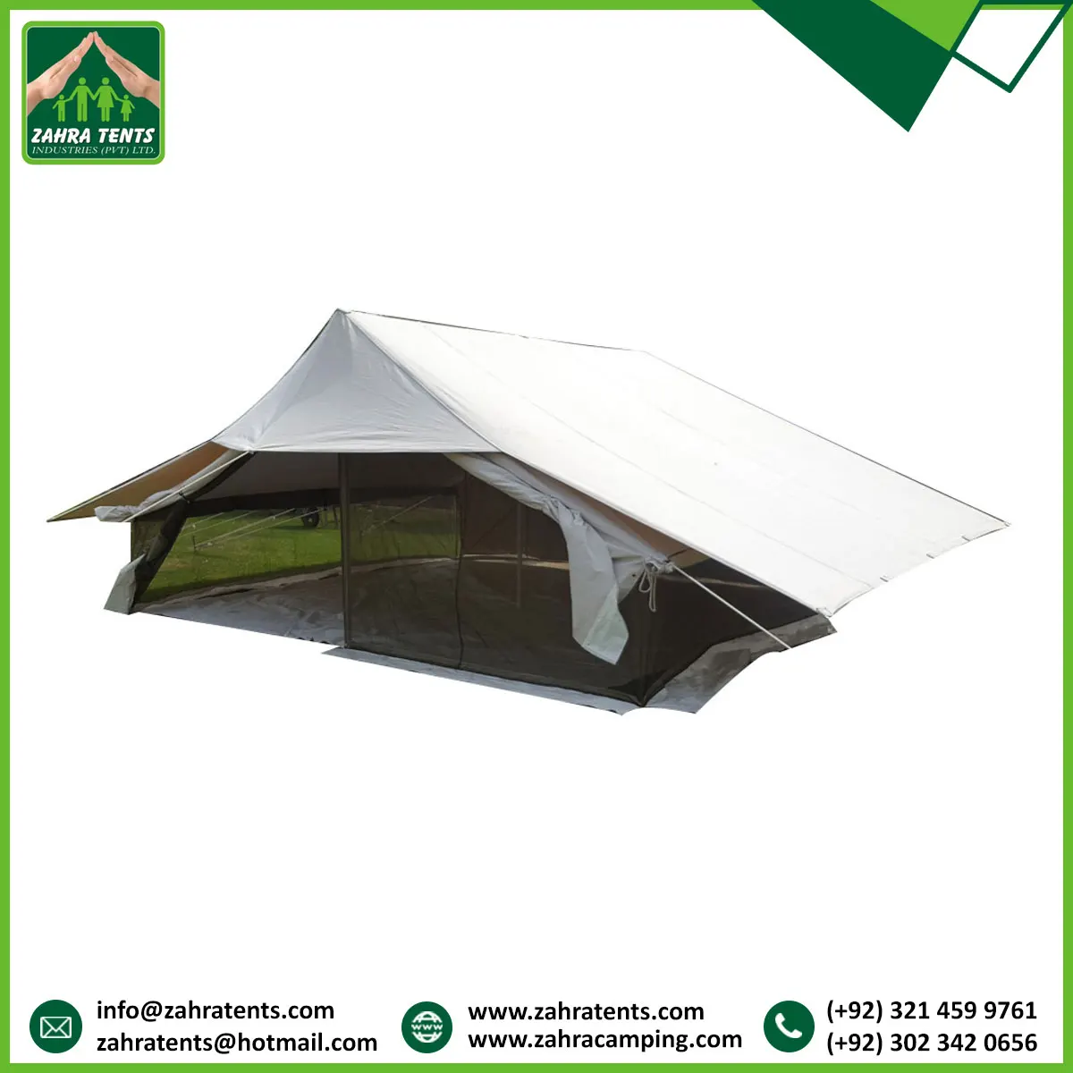 Heavy Duty Command Surplus Camping Ridge Style Canvas Disaster Relief