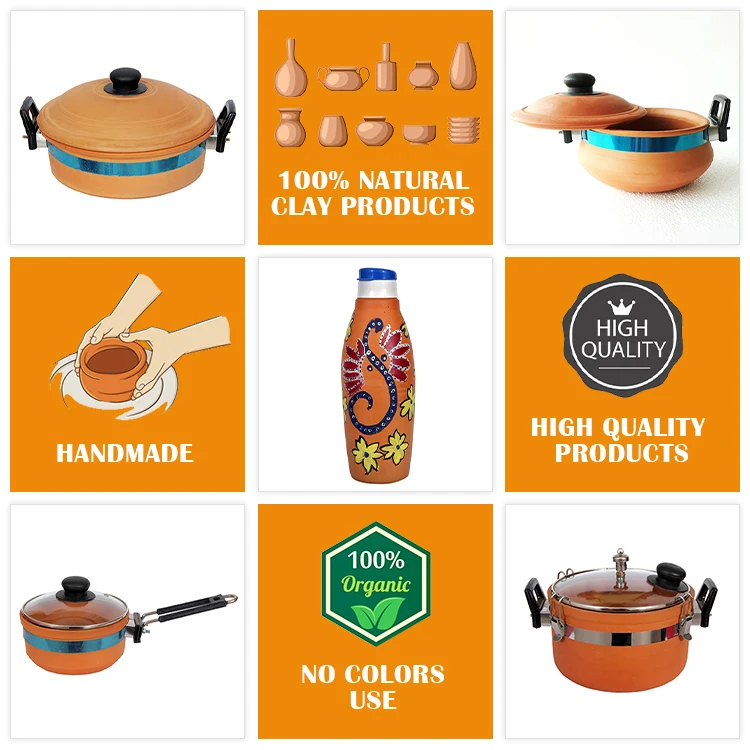 100 Organic Terracotta Raw Made Clay Small Serving Plates And Dishes Manufacturer And Supplier