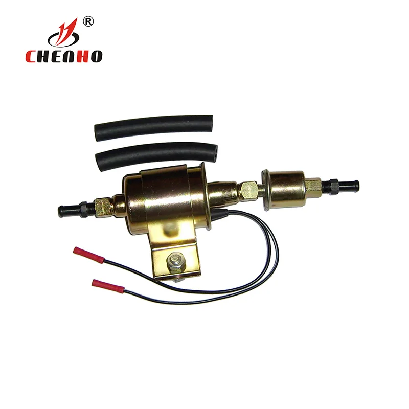 CarBole 12V Universal Electric Fuel Pump – Inline Low Pressure 5-9 PSI – 30 GPH – Fits 5/16" Hose – E8012S / EP12S
