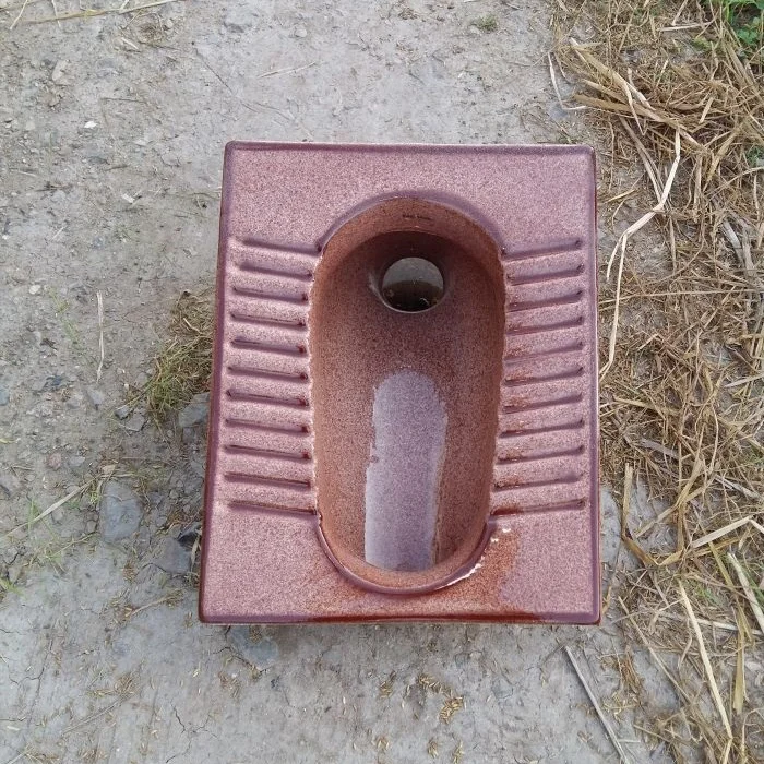 
Художественная пурпурная белая двухцветная фарфоровая посуда для ванной комнаты керамическая сковорода для приседаний из индийской санитарной посуды санитарная посуда самая востребованная сковорода для унитаза 