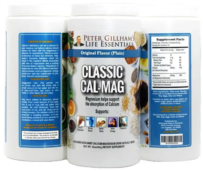 Bantuan Tidur Energi Kualitas Tinggi Peter Gillham 'S Classic Cal-Mag Rasio  2:1 Asli 16Oz Bubuk Suplemen - Buy Calmag Asli Instan Kalsium Magnesium  Sitrat Asam Sitrat Tidur Bantuan Produksi Energi Kram Kaki