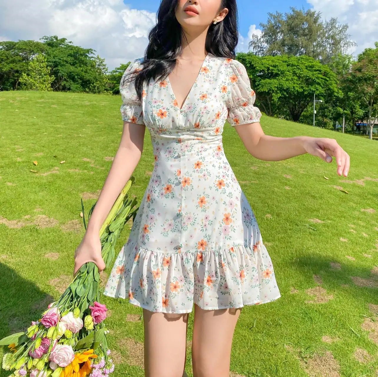 Korean New Womens Sweet Lace Splicing Dress Sleeveless Short Skirt Summer  Dress@ | eBay