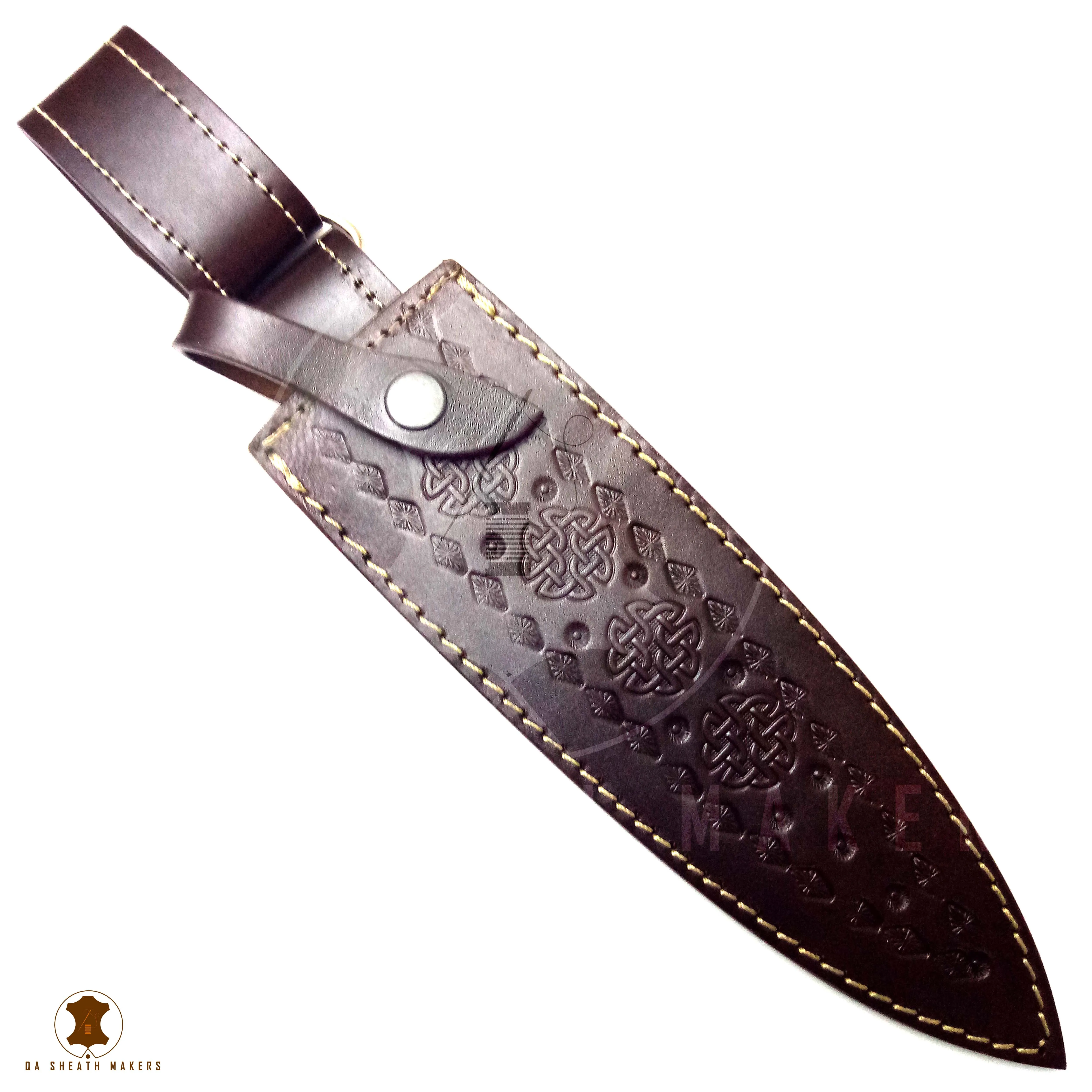 Leather Sheath for Fixed Blade Dagger Knives - Unique Factory Product