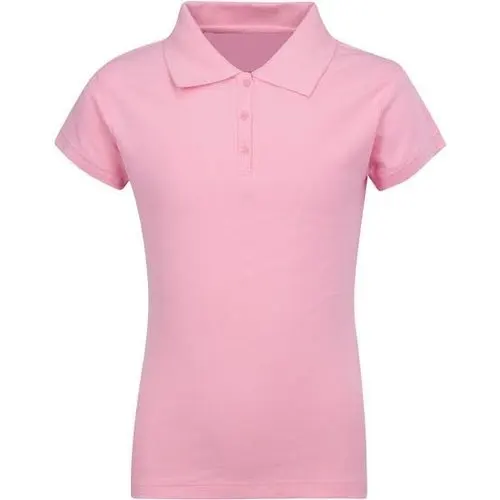 pink polo t shirt women's