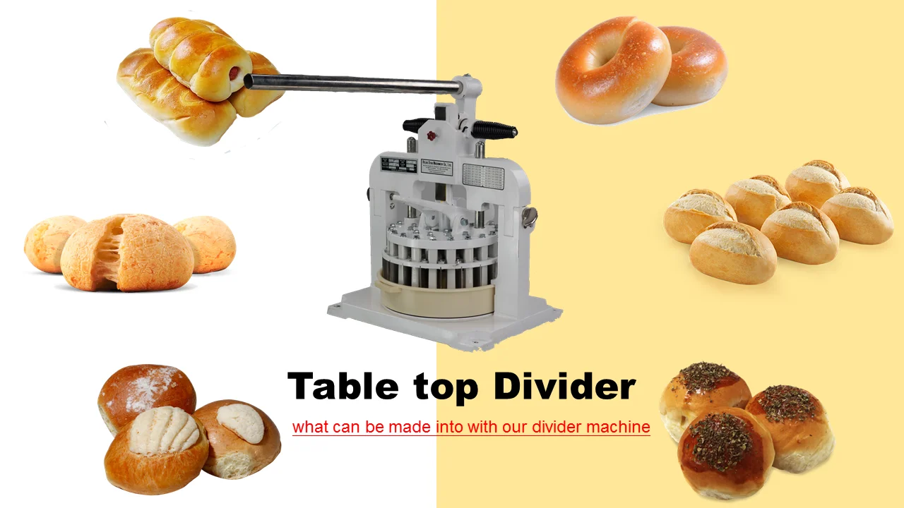 Manual Dough Divider Cutter Bakery Baking Machines Flour Cutting