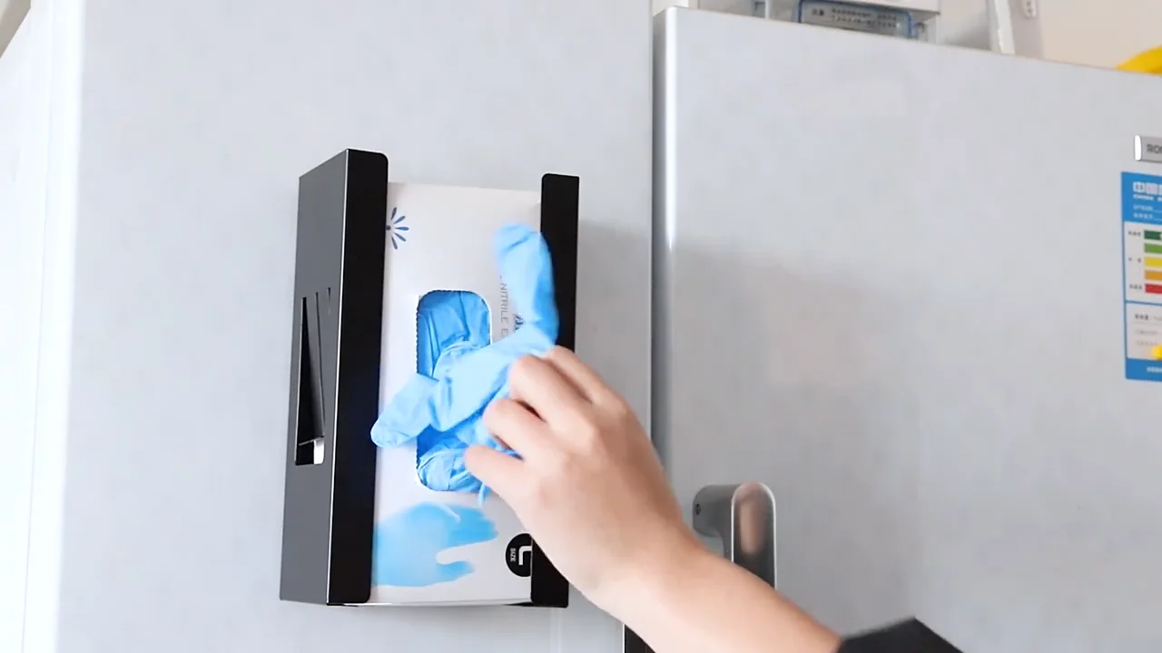 Glove Box Holder Organizer Red Wall Mount Dispenser,For Latex