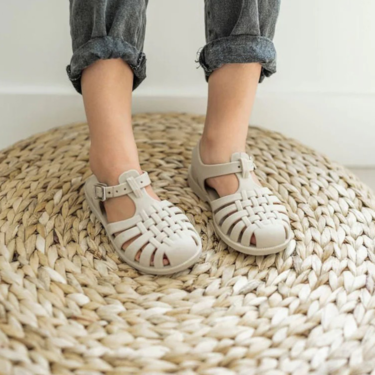 Летние сандалии разных цветов; Разноцветные Детские прозрачные сандалии; Оптовая продажа