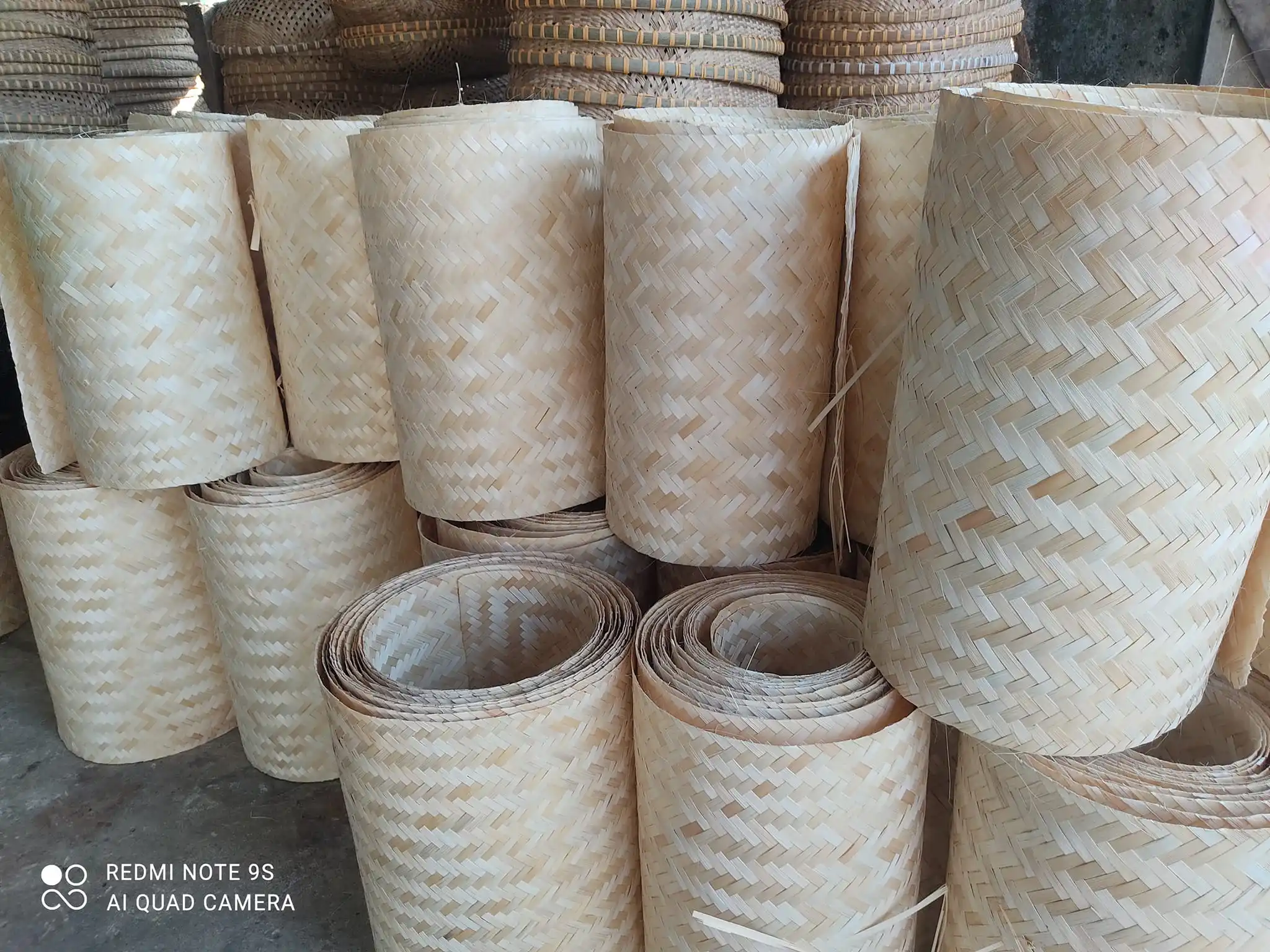Vietnam Bamboo Weaving Roll Bamboo Weaving Matting Sheet// Jolene + 84